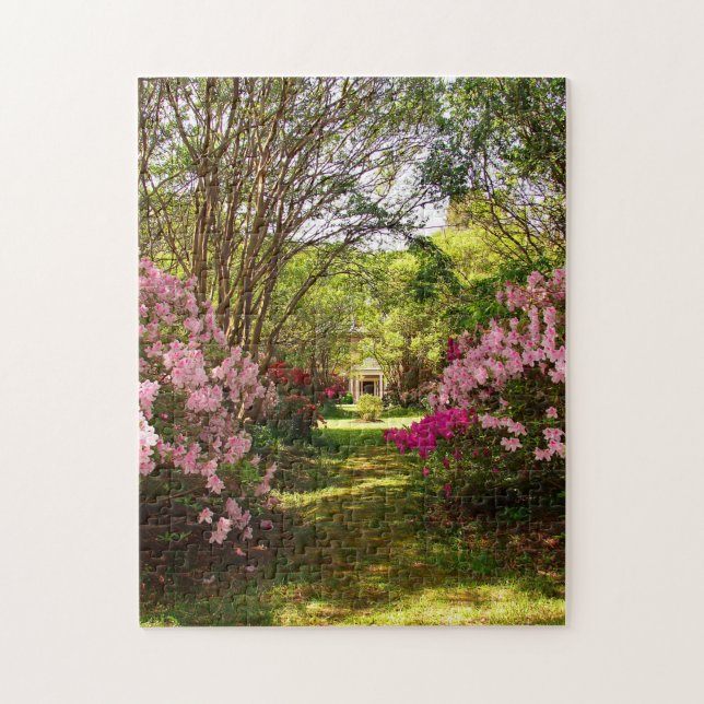 Azalea Garden Path Quebra-cabeça (Vertical)