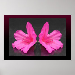 Azalea Poster espelhada - 36x24 - outros tamanhos