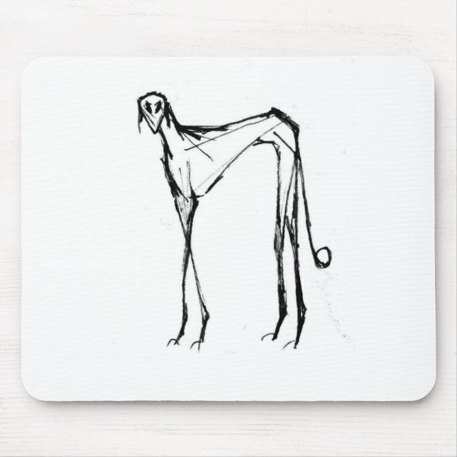 Azawakh Mousepad 2 por David Moore (Frente)