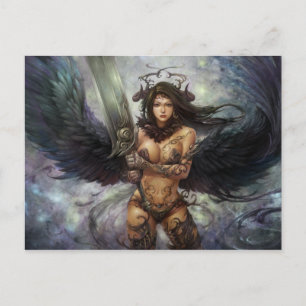 Azmodeus Anjo Sombrio "Sunilda", Cartão Postal