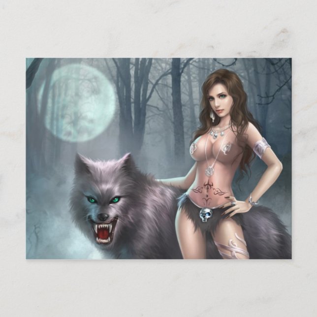 Azmodeus Lycan Queen, Cartão postal (Frente)