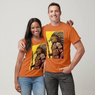 Aztec Eagle Warrior T-Shirt - Tatuagem Itrata