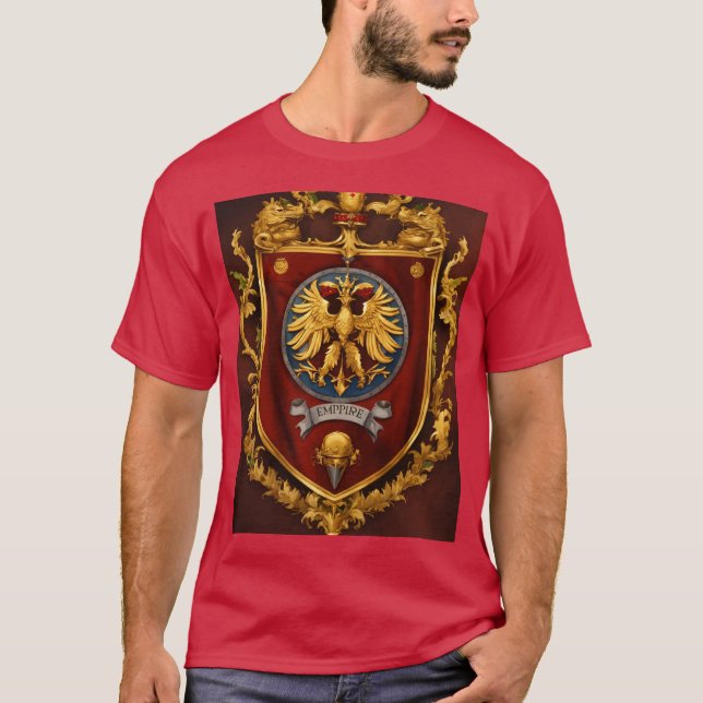 Aztec Eagle Warrior T-Shirt - Tatuagem Itrata (Frente)
