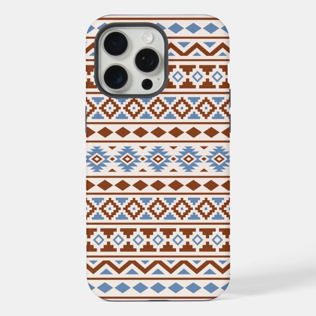 Aztec Essência Padrão II Rust Blue Cream (Verso)