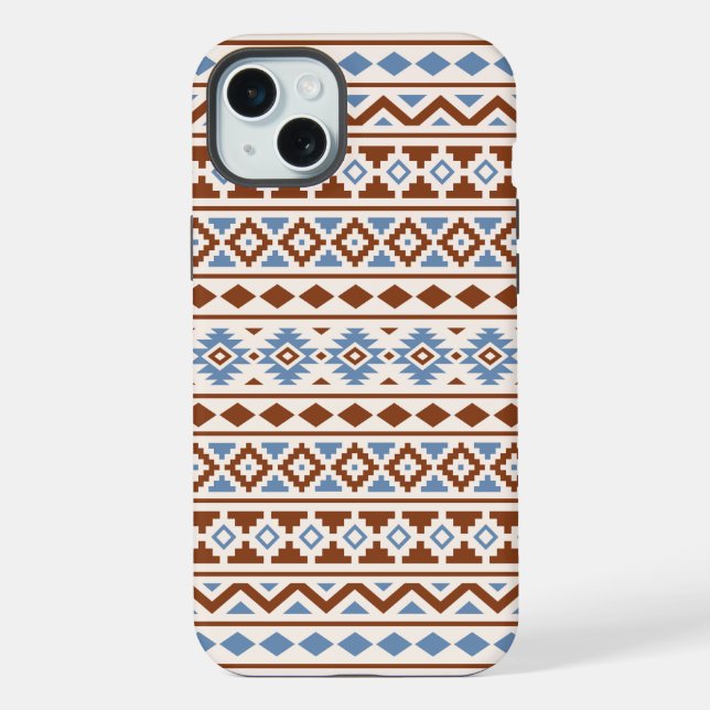 Aztec Essência Padrão II Rust Blue Cream (Verso)