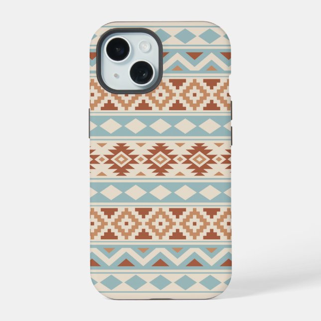 Aztec Essência Ptn IIIb Blue Terracottas Cream (Verso)