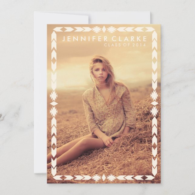 AZTEC FORMANDO TRIBAL | CONVITE À FESTA DE FORMATU (Frente)