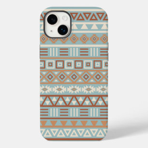 Aztec Padrão de Influência Azul Cream Terracottas