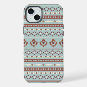 Aztec Padrões de Motif Mistos Rastreamento Azul