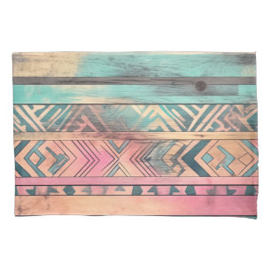 Aztec Tribal Azul-Sudoeste E Rosa