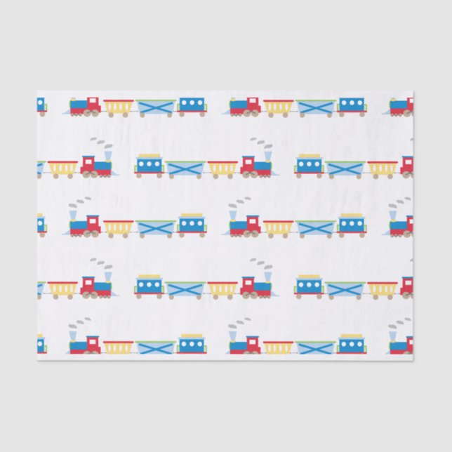 Azuis do lenço de papel do trem (Frente )