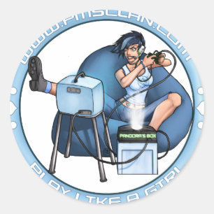 Azul 2 da caixa de Pandora das etiquetas de PMS