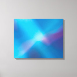 Azul Aqua Violeta Brilhante Luz #1 Canvas