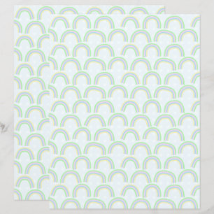 Azul-arco-íris Pastel