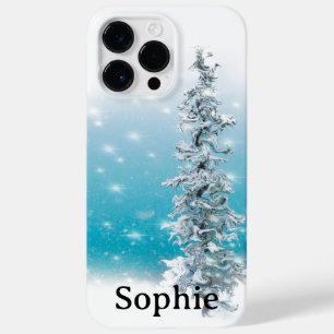 Azul-árctico congelado faísca prateada evergreen