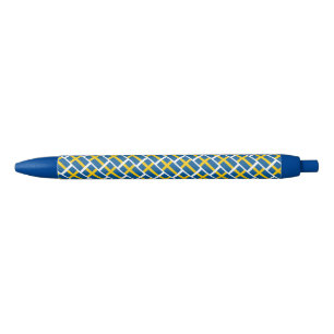 Azul Bandeira sueca da caneta de promoção personalizada