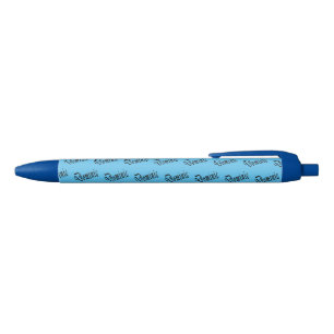 Azul Black Starry Dominic, Name, Blue Tinta Caneta