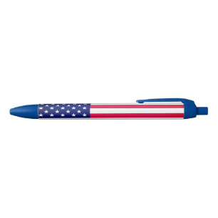 Azul Caneta Bandeira Americana - Presente Patriótico