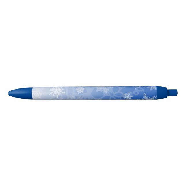 Azul Caneta da escrita do floco de neve de Snowcatcher (Frente)