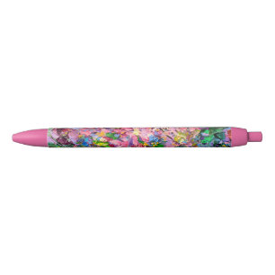 Azul Caneta de Cartão de Notas de Pintura Floral Sofist