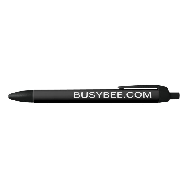 Azul Caneta de Negócios Personalizada - Busybee Design (parte de cima)
