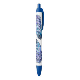 Azul Caneta de Penas - Suas Cores / Texto