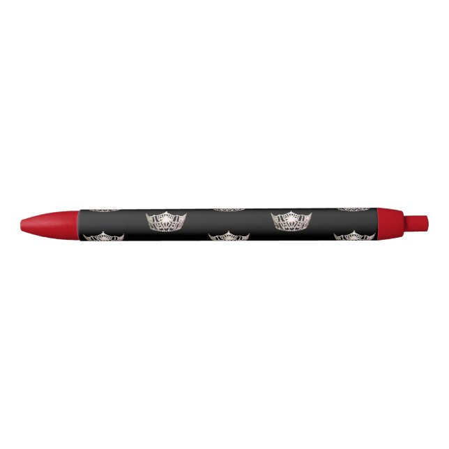 Azul Caneta de Tinta Personalizada da Coroa Americana (Frente)