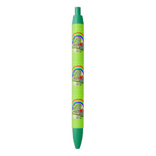 Azul Caneta do Dia de São Patrício para Escritório e Es