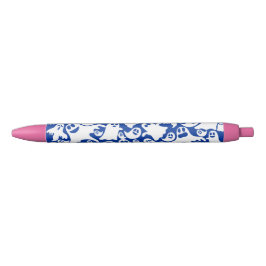Azul Caneta do ponto de referência rosa fantasma