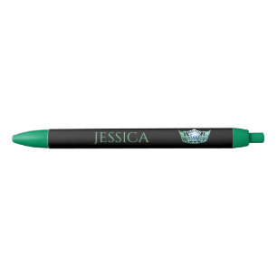 Azul Caneta feita sob encomenda da tinta da coroa verde