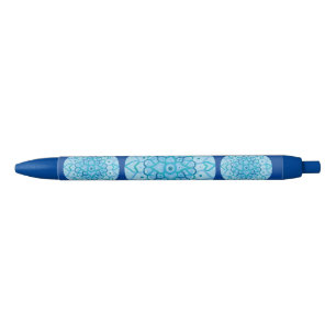 Azul Caneta Mandala