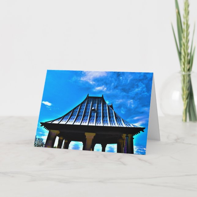 Azul, cartão (Frente)