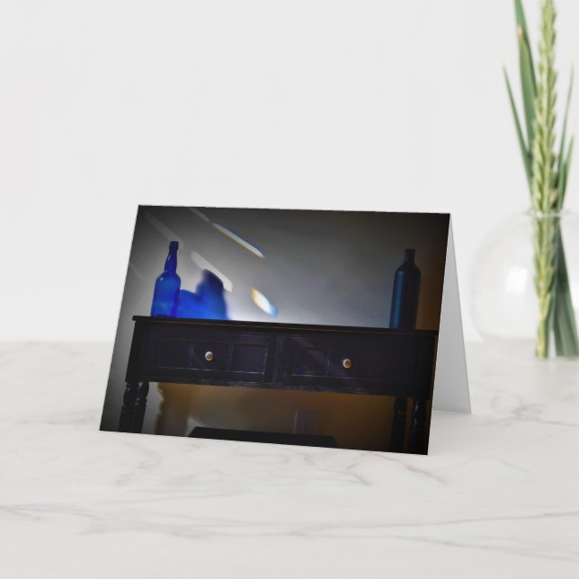 Azul, cartão (Frente)