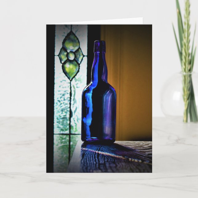 Azul, cartão (Frente)