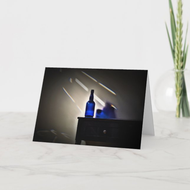 Azul, cartão (Frente)