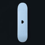 Azul | Crie seu próprio Design de skate personaliz<br><div class="desc">Crie Seu Próprio Design Personalizado Do Skateboard! Use este fundo azul pastel ou escolha qualquer cor,  adicione sua própria foto,  fundo,  logotipo comercial ou qualquer imagem personalizada. Perfeito como presente único para melhorar o esporte e a atividade ao ar livre e torná-los divertidos! Qualquer fonte,  não mínimo.</div>