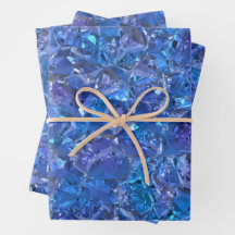 Azul Cristal e Roxo