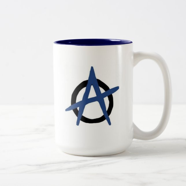 Azul da caneca da anarquia (Direita)