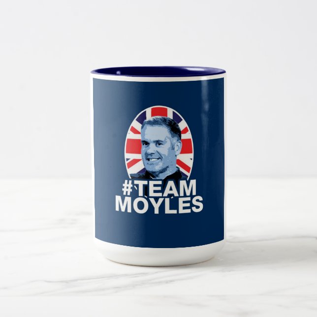 Azul da caneca de café do #TEAMMOYLES (Centro)