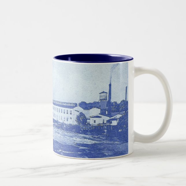 Azul de Camperdown caneca de 15 onças (Direita)