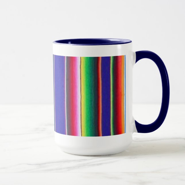 Azul de índigo geral mexicano da caneca (Direita)
