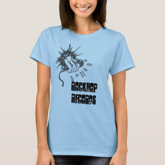 AZUL DO T-SHIRT DAS MULHERES