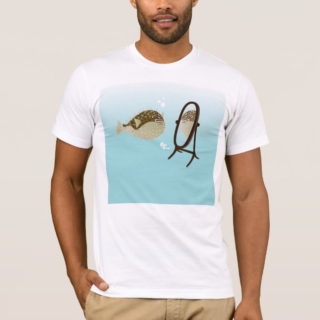 Azul do t-shirt do Blowfish (Frente)