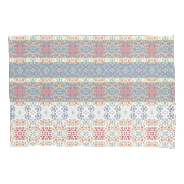 Azul e branco com flor (Frente-Esquerda)