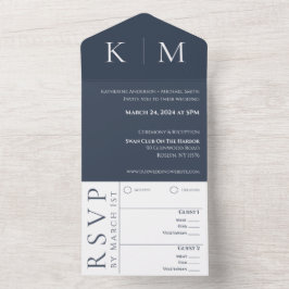 Azul e Branco-Moderno-Monograma-Casamento-