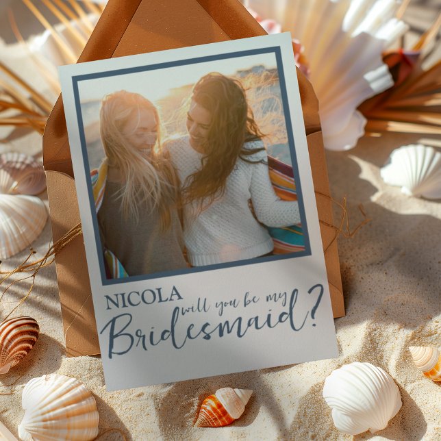 Azul e Branco Modernos Você Será Minha Porta-Voz (Criador carregado)