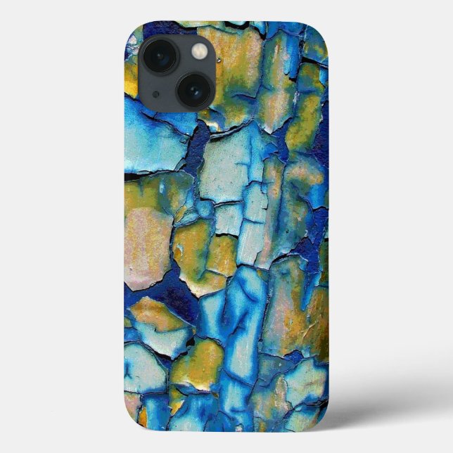 Azul, E Dourada Mala iPad De Pintura De Chipset (Verso)