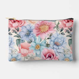 Azul e Rosa Floral