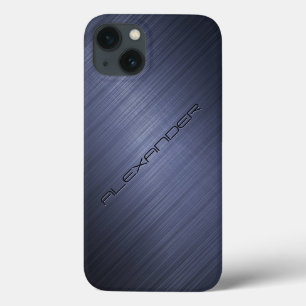 Azul Escuro Alumínio Bruto em Alumínio Metálico Ol