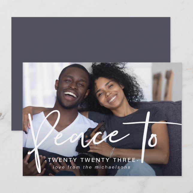 Azul fotográfico de 223 anos de paz (Frente/Verso)